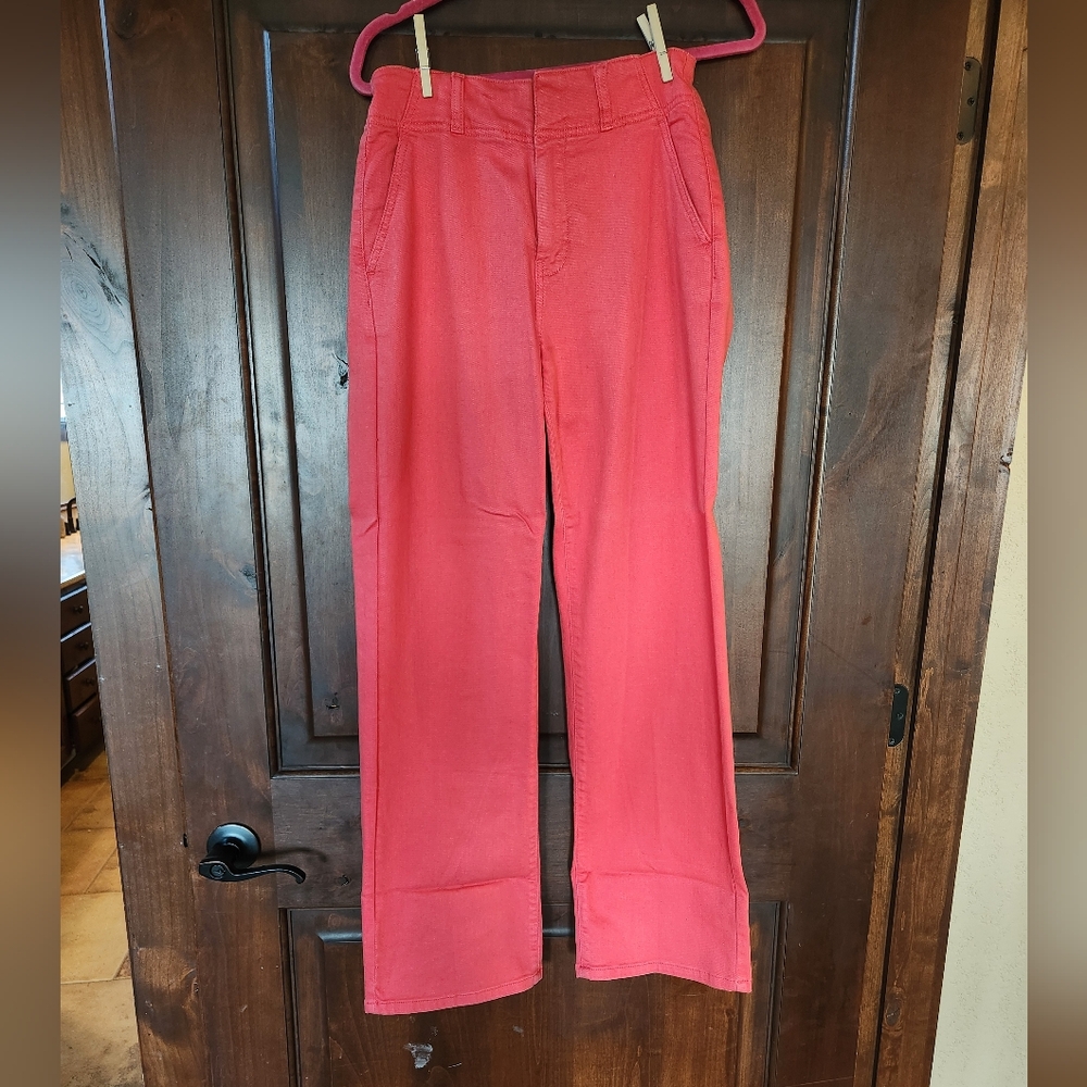 Pilcro Vibrant Coral Trousers